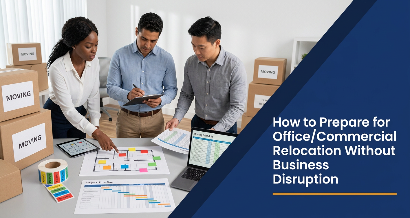 How to Prepare for Office/Commercial Relocation Without Business Disruption